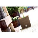 Prosperplast Rato Low cvetlični lonec, antracit - 20x20 cm