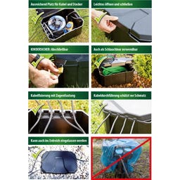 HEISSNER Box per Cavi da Giardino - 41 x 30 x 20 cm
