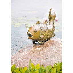 HEISSNER Large Fish Pond Figurine - 43 x 18 x 29 cm
