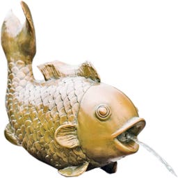 HEISSNER Large Fish Pond Figurine - 43 x 18 x 29 cm