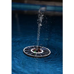 HEISSNER Fontaine Solaire Ø 16 cm avec LED - 120 - 220 l/h