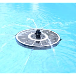 HEISSNER Fontaine Solaire Ø 16 cm avec LED - 120 - 220 l/h