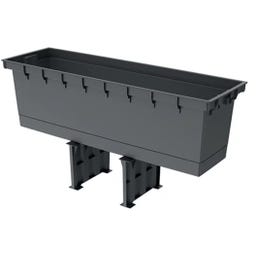 Blumenkasten Rato Case M mit Pflanzeinsatz - 77 x 23,5 cm - Anthrazit