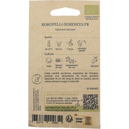 Kokopelli Édes kaliforniai paprika „Alba Regia”