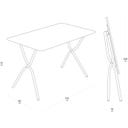 Lafuma BALCONY Klapptisch 140 x 80 cm - Titane