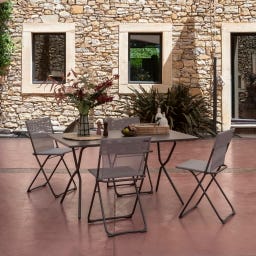 Lafuma BALCONY Klapptisch 140 x 80 cm - Titane