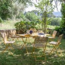 Table de Jardin Pliante BALCONY 140 x 80 cm - Miel