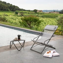 Lafuma TRANSASWING - Sedia a Sdraio, Colorblock - Terre