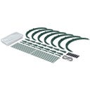 Prosperplast Garden Poly Tunnel - Forest Green - L 357 cm
