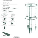 Prosperplast Pflanzenstütze / Rankhilfe - 35 x 35 x 80 cm