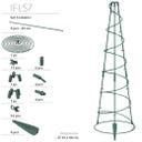 Soporte para plantas / Tutor de Crecimiento - 35 x 35 x 90 cm