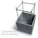 Prosperplast Pflanzenstütze / Rankhilfe - 29 x 29 x 120 cm