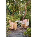 Ib Laursen Quilt - senf/rosa Streifen