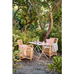 Ib Laursen Quilt - senf/rosa Streifen