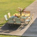 Table de Jardin Pliante BALCONY 140 x 80 cm - Miel