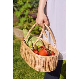 Ib Laursen Korb oval mit beweglichen Henkeln - 1 Stk.