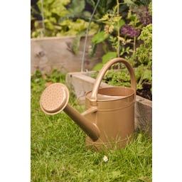 Ib Laursen Gießkanne mit Brause 5 Liter - braun