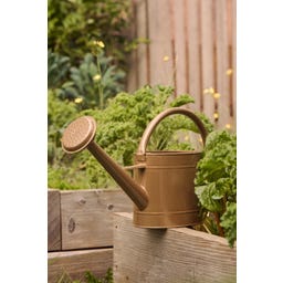 Ib Laursen Gießkanne mit Brause 5 Liter - braun