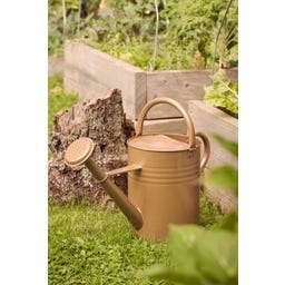 Ib Laursen Gießkanne mit Brause 11 Liter - braun