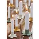 Kerzenhalter blumenförmig für 1,3 cm Kerze - cream