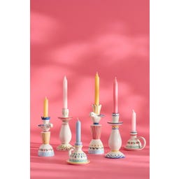 Ib Laursen Kerzenhalter Vogel für 2,2 cm Kerze bunt - 20,5 x 10 cm