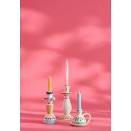 Ib Laursen Kerzenhalter Vogel für 2,2 cm Kerze bunt - 20,5 x 10 cm