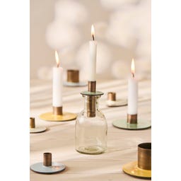 Kerzenhalter für Flaschen für 1,3 cm Kerze - gelb