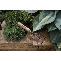 Ręczny kultywator z 3 zębami ze stali węglowej - 1 szt.