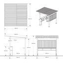 Sojag Outdoorbar Munich I Theke für den Garten