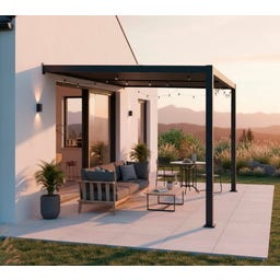 Terrassenüberdachung Hana mit Lamellendach