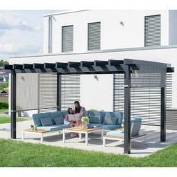 Sojag Pergola Yamba 10 x 16 mit Sonnensegel