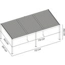 Pergola Grand Tuscan 1224 | inkl. Lamellendach