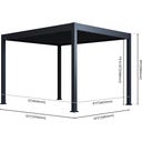 Pergola Grand Tuscan 1012 | inkl. Lamellendach