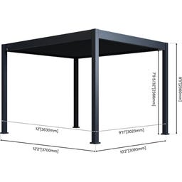 Pergola Grand Tuscan 1012 | inkl. Lamellendach