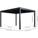 Pergola Grand Tuscan 1214 | inkl. Lamellendach - 1 Stk.