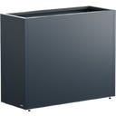 Herstera Pflanzkübel Cube Divider - anthrazit - 100 x 40 x 80 cm