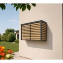 Westmann Verkleidung Wärmepumpe Boxa - Holzoptik - M