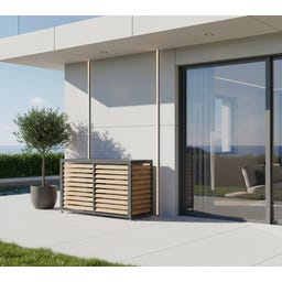 Westmann Verkleidung Wärmepumpe Boxa - Holzoptik - M