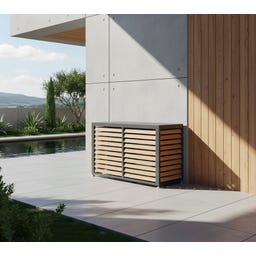 Westmann Verkleidung Wärmepumpe Boxa - Holzoptik - M