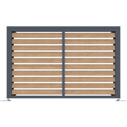 Westmann Verkleidung Wärmepumpe Boxa - Holzoptik - M