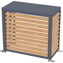 Westmann Verkleidung Wärmepumpe Boxa - Holzoptik - S