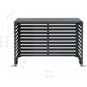 Westmann Verkleidung Wärmepumpe Boxa - Anthrazit - M