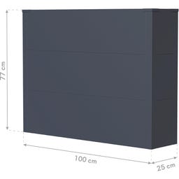 Westmann Pflanzkasten Talus - Anthrazit - XL
