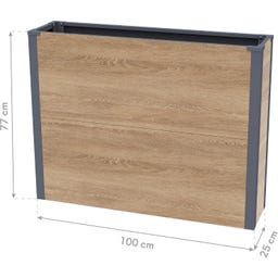 Westmann Pflanzkasten Talus - Holzoptik - XL