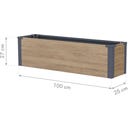 Westmann Pflanzkasten Talus - Holzoptik - M