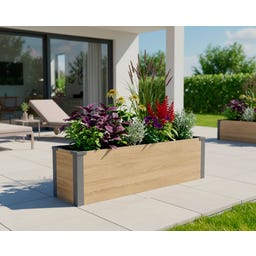 Westmann Pflanzkasten Talus - Holzoptik - M