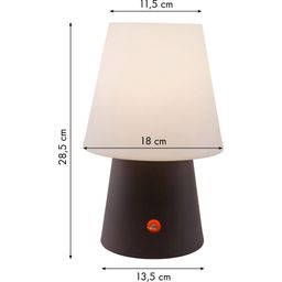 Lámpara de Interior y Exterior / All Seasons - No. 1 / Altura 30 cm - Marrón