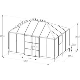 Westmann Gewächshaus Suprema - XL