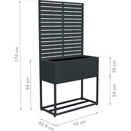Westmann Pflanzkasten mit Rankgitter Dekora 4 - 43 x 90 x 174 cm