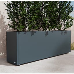 Herstera Pflanzkübel Cube - anthrazit - 150 x 30 x 50 cm